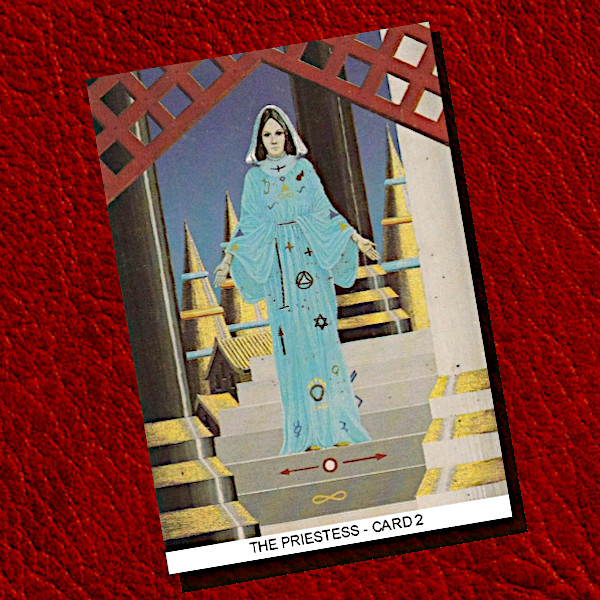 The Priestess Card of The Tarot of Virsel